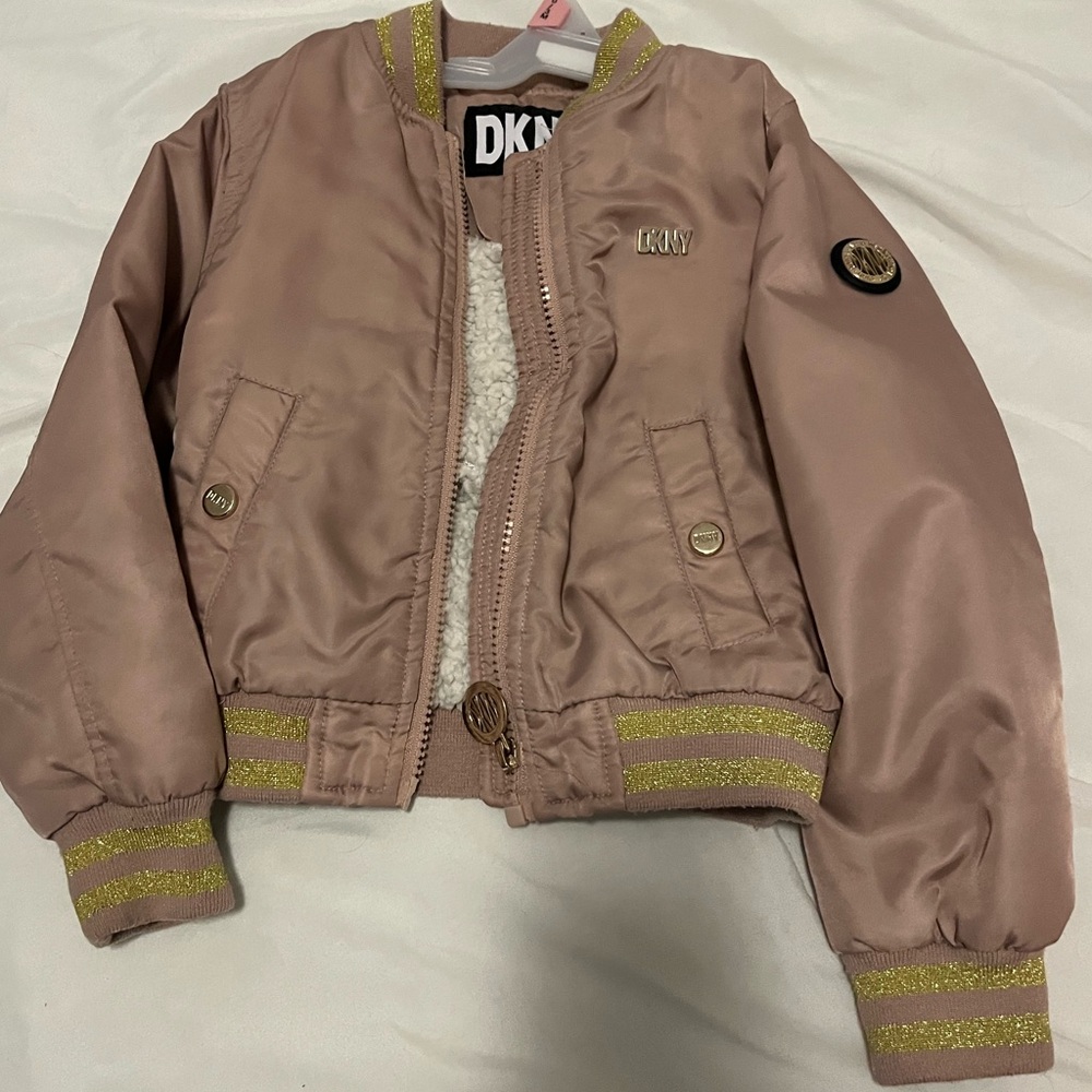 DKNY girls pink jacket